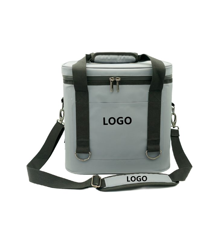 F-001 Gray Single Handbag Tpu TPU Portable Softy Cooler con logotipo personalizable
