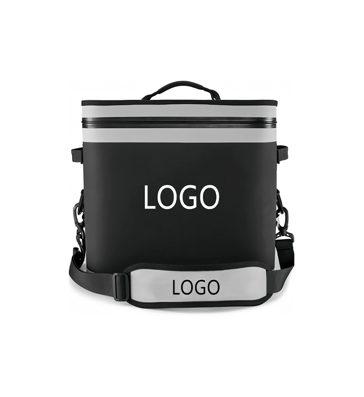 F-005 Negro de mano de hombro negro TPU Cofriador suave portátil con logotipo personalizable
