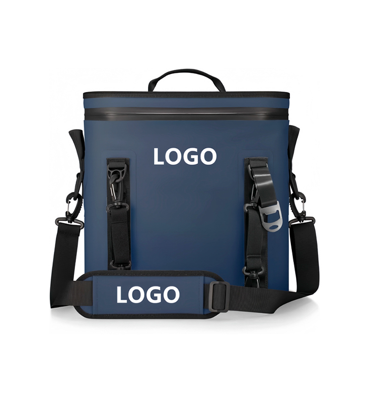 F-009 Nevera Portátil Blanda de TPU Impermeable con Cremallera y Logo Personalizado