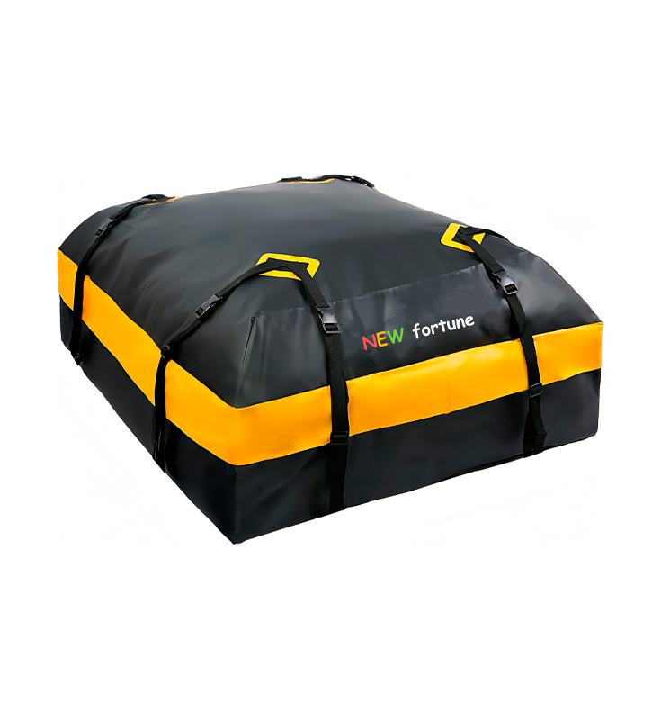 FO-10 Bolsa de Techo para Coche de PVC de Malla 500D Impermeable de 15 Pies Cúbicos