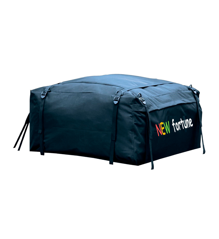 FO-16 Bolsa de techo de automóvil de viaje de almacenamiento negro impermeable