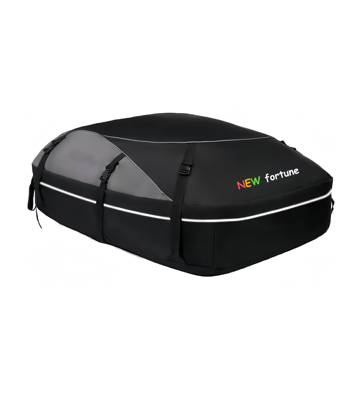FO-7 Bolsa de viaje de viaje de carga de automóvil negro suave para automóviles impermeables