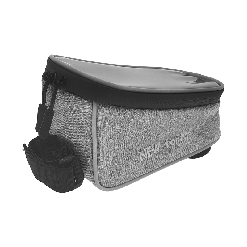 BI-07 Fácil de instalar Bolsa de almacenamiento a prueba de agua de Bicycle Gray