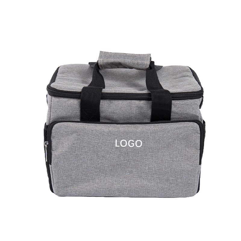 F-002 Gray Single Handbag Portable Soft Cofryer con